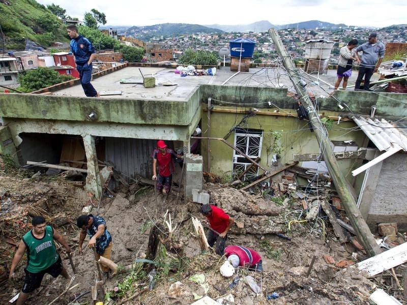 More than 50 people have died in Brazil after the southeast was hit by record rainfall, and floods.