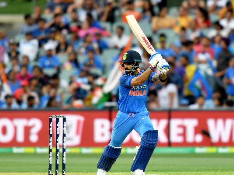 Virat Kohli scored a century as India beat Australia in the second ODI in Adelaide.