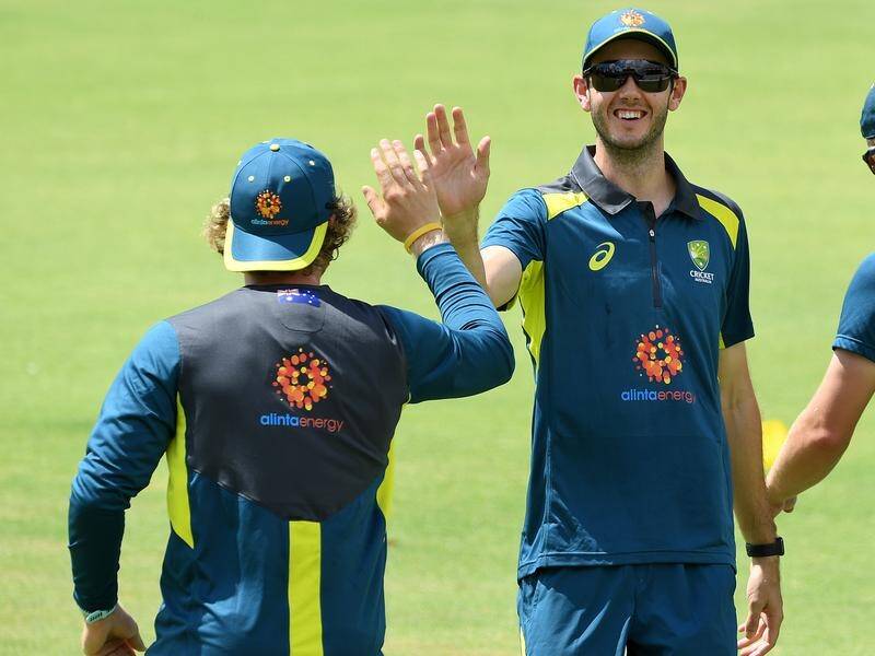 Kurtis Patterson (r) and Will Pucovski are two of the Australian cricketers in line for Test debuts.