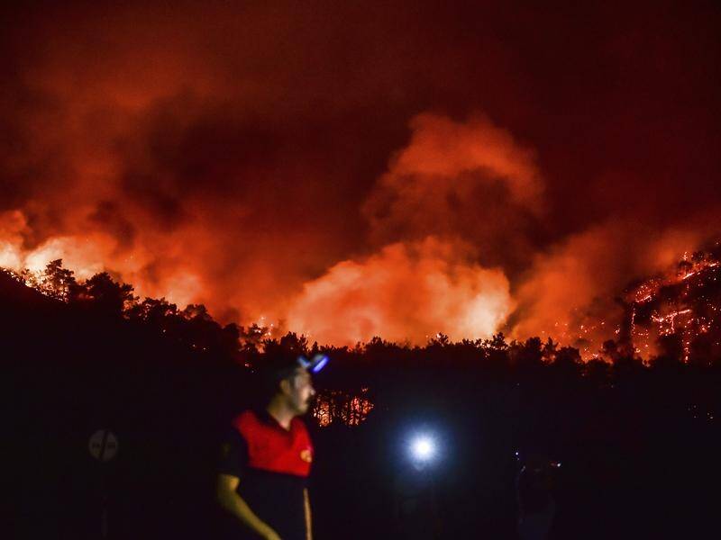 The battle against wildfires in Turkey has entered its sixth day.