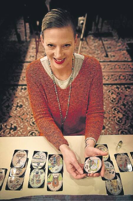 Aura photographer and Tarot Card reader , Brenda Makin, of Burnie. Picture: Paul Scambler.