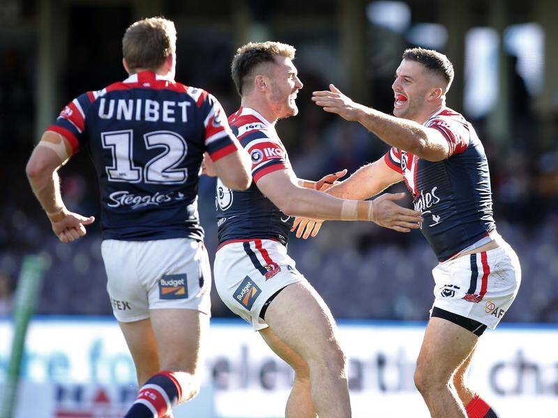 The Roosters have put on a second half clinic to thrash Newcastle at the SCG.