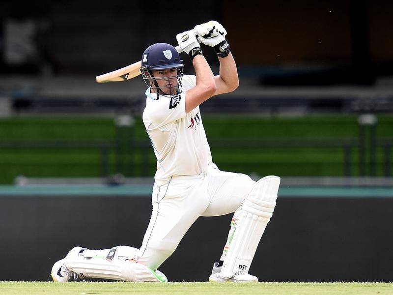Moises Henriques scored a half century in NSW's second innings against Queensland.