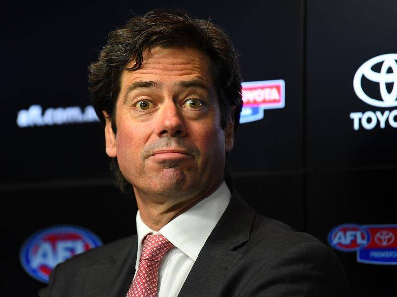 AFL CEO Gillon McLachlan says a definitive date for the restart of the competition remains unknown.