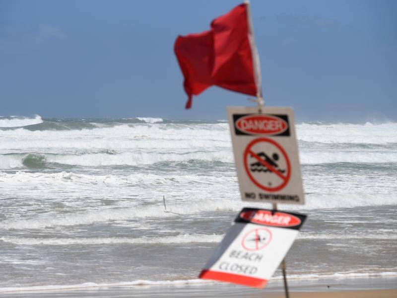 Popular beaches were closed with Tropical Cyclone Seth bringing dangerous surf and extra high tides.