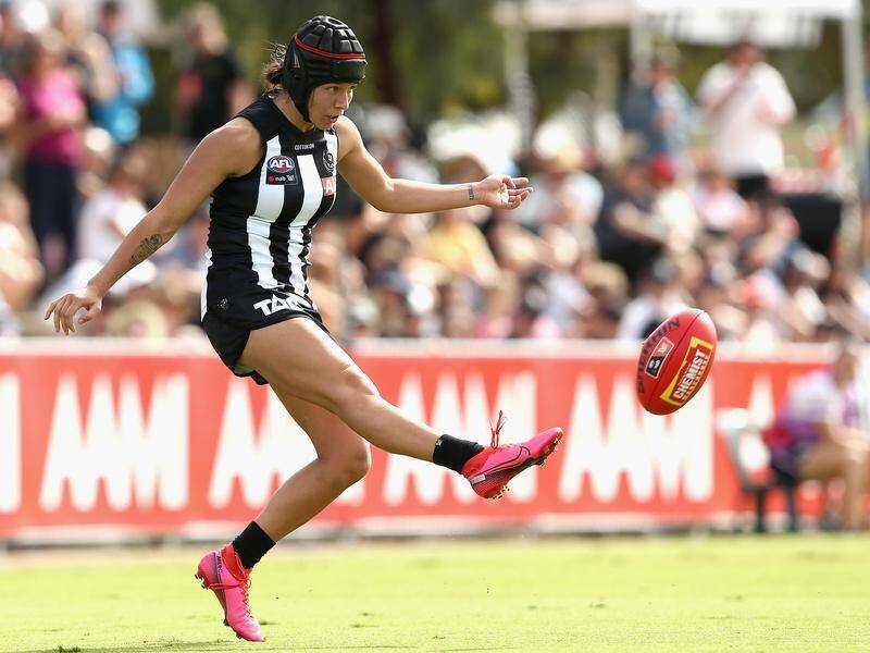 Brittany Bonnici led the way for Collingwood in their AFLW win over St Kilda.
