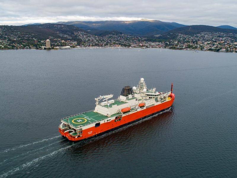 Antarctic research and supply vessel Nuyina must now travel hundreds of extra kilometres to refuel. (PR HANDOUT IMAGE PHOTO)