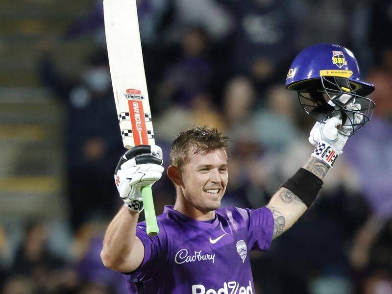 Ben McDermott has smashed 110 from 60 balls to lead Hobart to a seven-wicket BBL win over Adelaide.