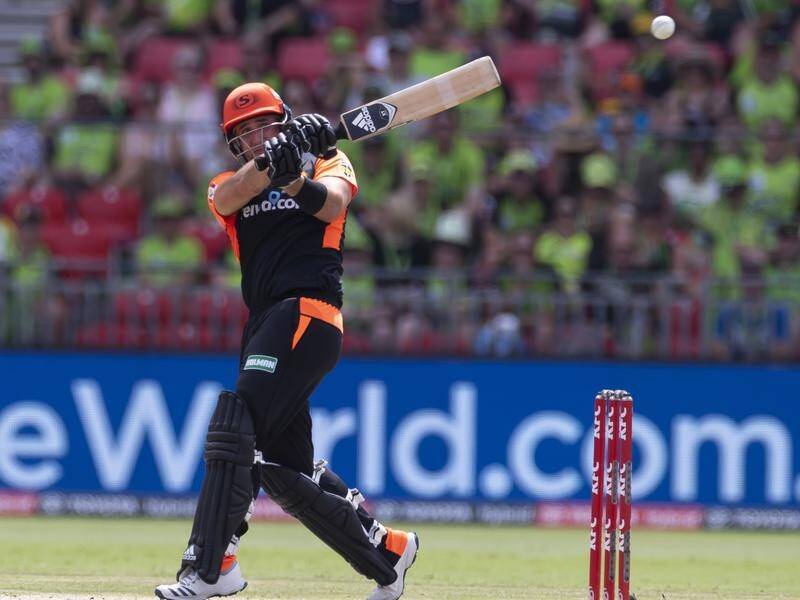 England international Liam Livingstone has re-signed with the Scorchers for the BBL.