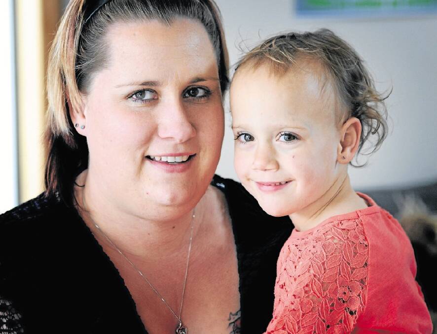 Sarah Coker and her daughter Emily Linnett. Pictures: GEOFF ROBSON.