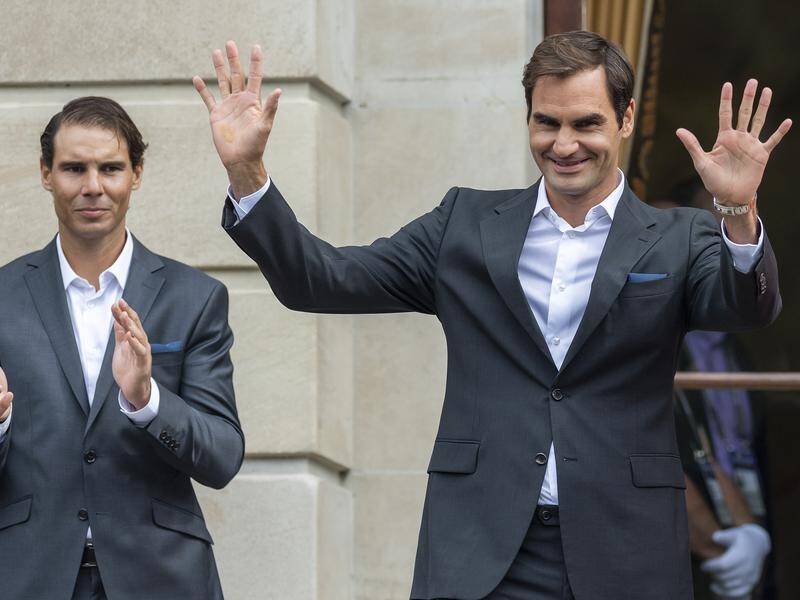 Roger Federer (R) is hoping Team Europe win a third straight Laver Cup over Team World in Geneva.