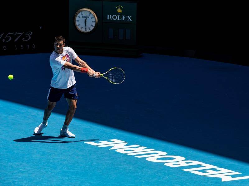 Teenaged world No.31 Carlos Alcaraz, of Spain, is aiming to go deep in the Australian Open.