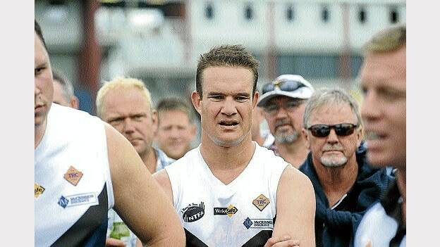 Visiting Carlton assistant coach and former Melbourne great Brad Green played for OLs yesterday. Picture: MARK JESSER
