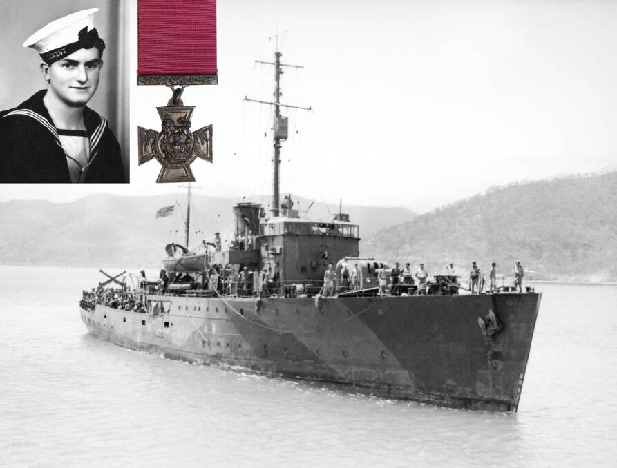 HMAS Armidale, the small Bathurst class corvette in which Ordinary Seaman Edward 'Teddy' Sheean performed his selfless act of valour. Pictures: Royal Australian Navy