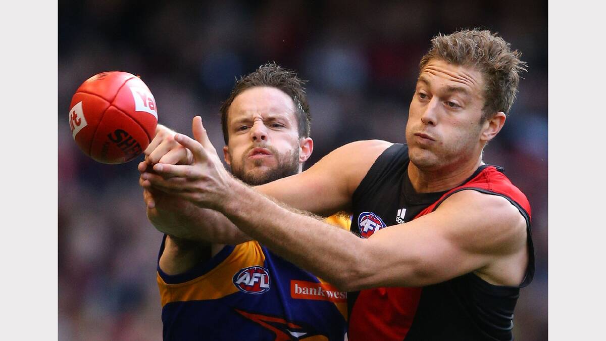 Essendon's Thomas Bellchambers is aiming to be fit to play in the Anzac Day clash against Collingwood. Picture: Getty Images
