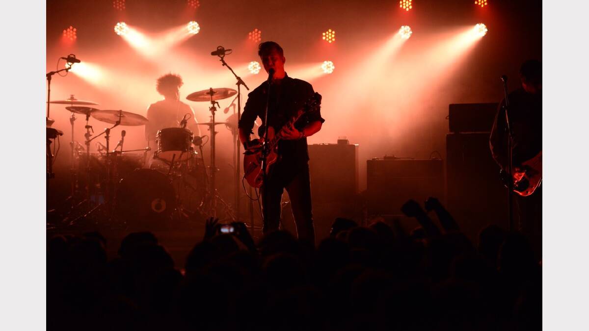 Queens of the Stone Age took to a relatively unknown venue - The Odeon Theatre in Hobart - for a sold-out show to close their Australian tour. Picture: Scott Gelston
