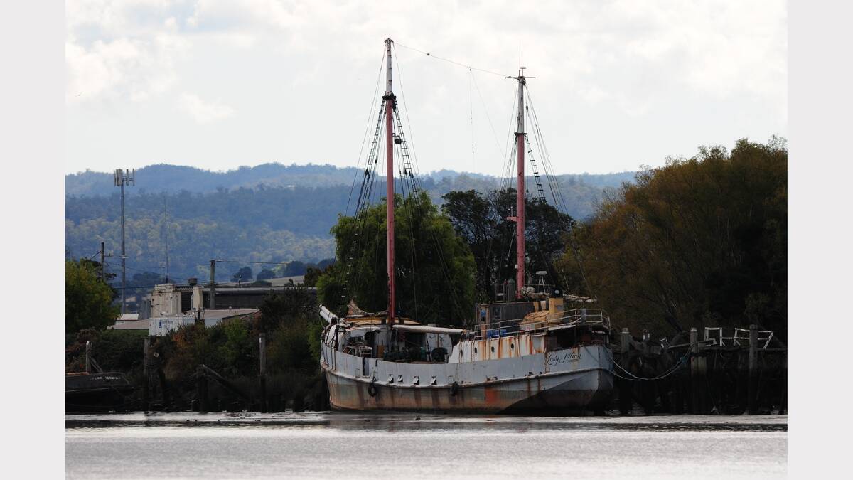 In the throes of restoration . . . Former Bass Strait trading vessel the Lady Jillian is set to get a makeover, like Defender.