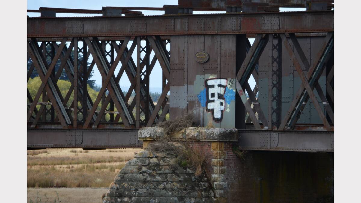 Graffiti on the Longford train bridge continues to frustrate TasRail and the Northern Midlands Council.