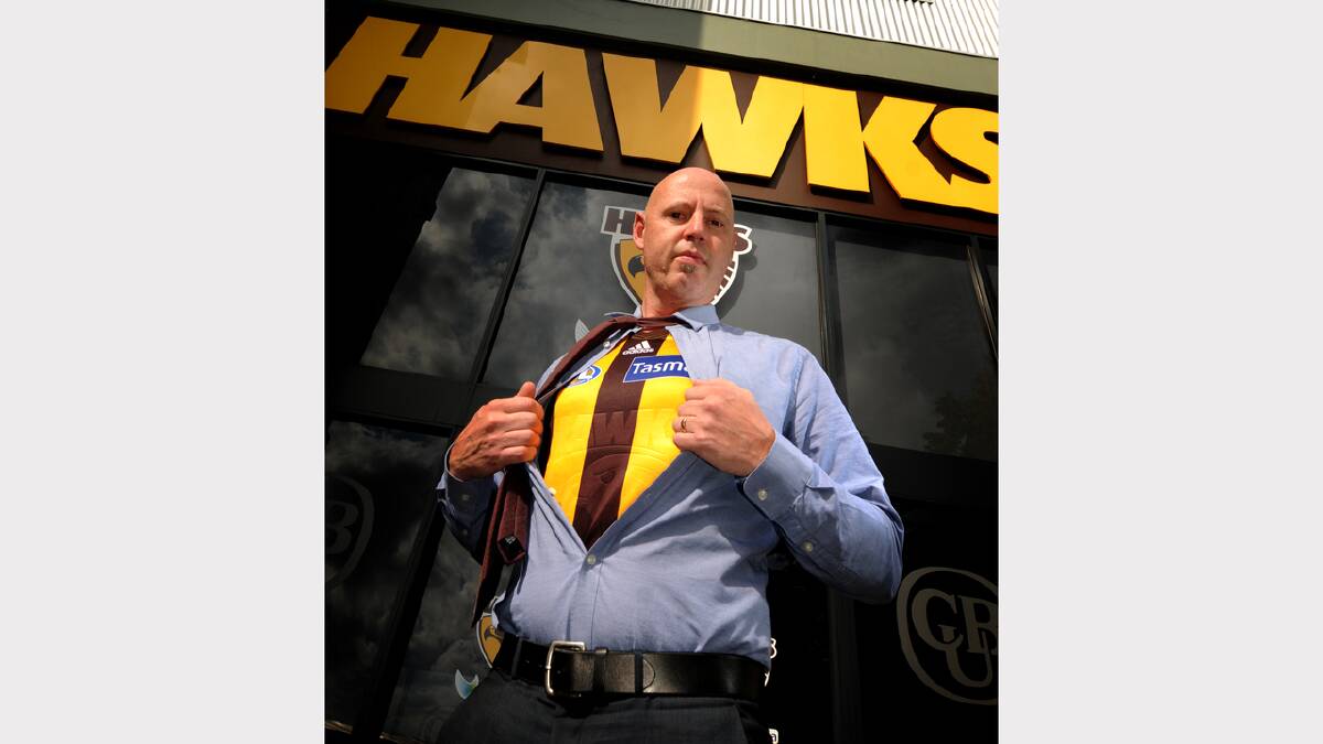 Hawthorn's Tasmanian operations manager David Cox. Picture: GEOFF ROBSON