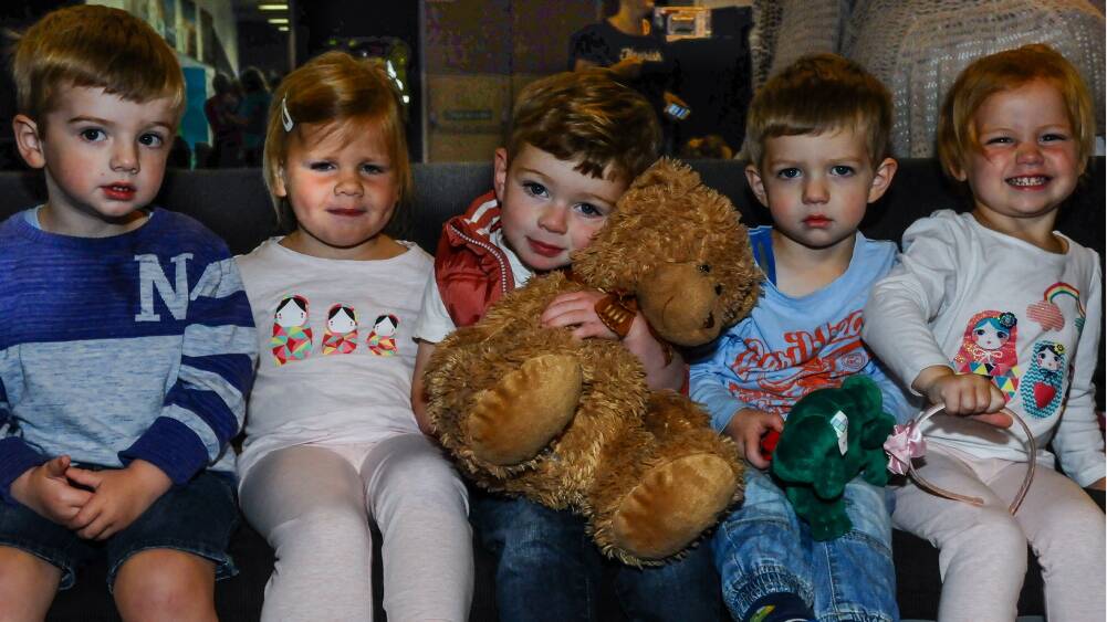 Hundreds of kids, parents and teddy bears turned up to see Play School at the Door of Hope, Launceston. Picture: Neil Richardson