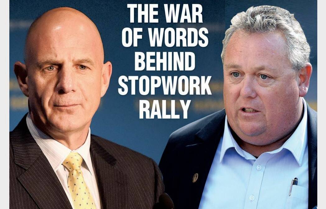 The war of words behind the stopwork rally