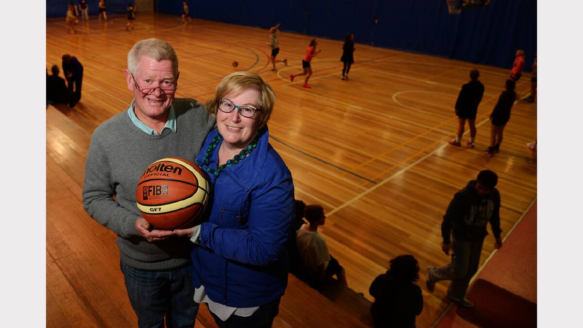 Launceston Senior Basketball League president Chris Oliver and secretary Belinda Cartledge are stepping down from their roles. Picture: SCOTT GELSTON