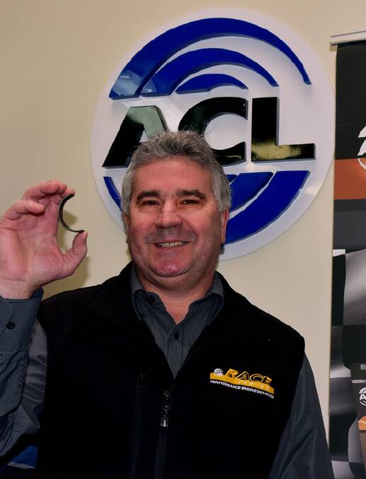 A smiling Chris Brooks General manager ACL Bearing Company Australia says the company is back in business. Picture: NEIL RICHARDSON
