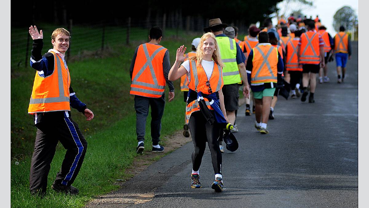 Seventy-one year 12 students from Launceston Church Grammar School took part in the school's annual walkathon, which sees them trek 80 kilometres in 24 hours.