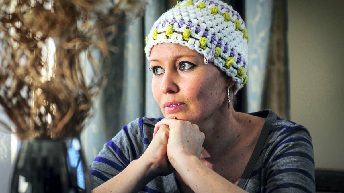 Natalie Daley, of Ulverstone, who suffers a rare cancer, will launch a petition to legalise medicinal cannabis. Picture: PHILLIP BIGGS

 