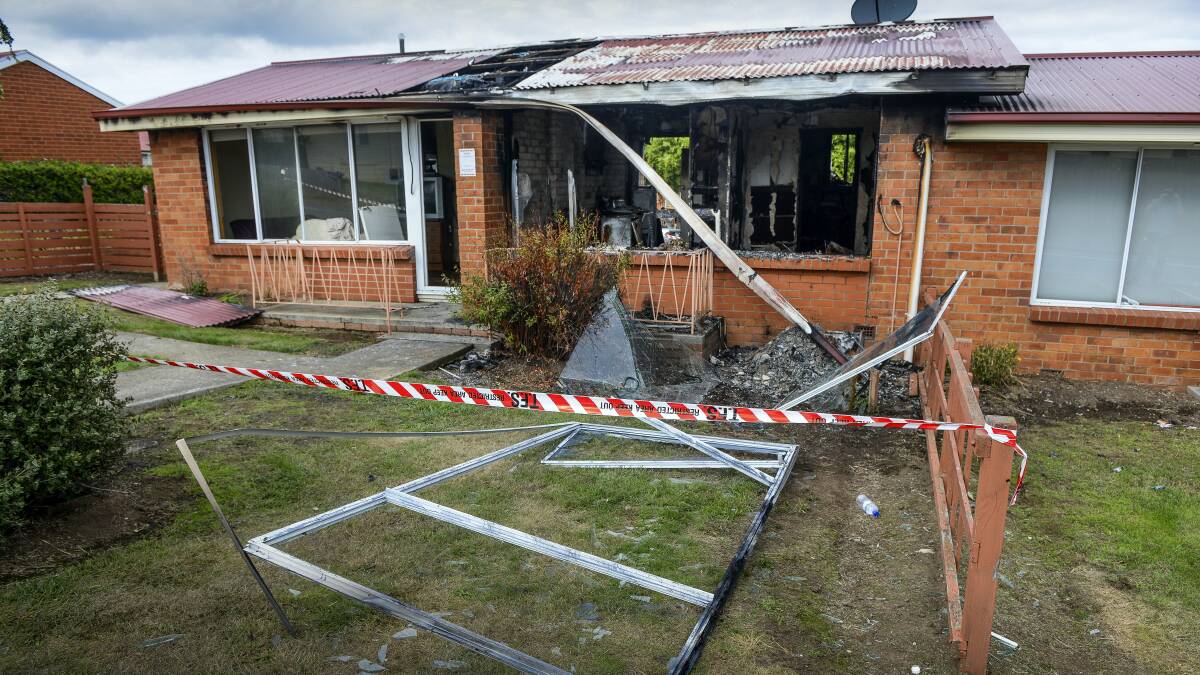Fire destroys Waverley Housing Tasmania unit