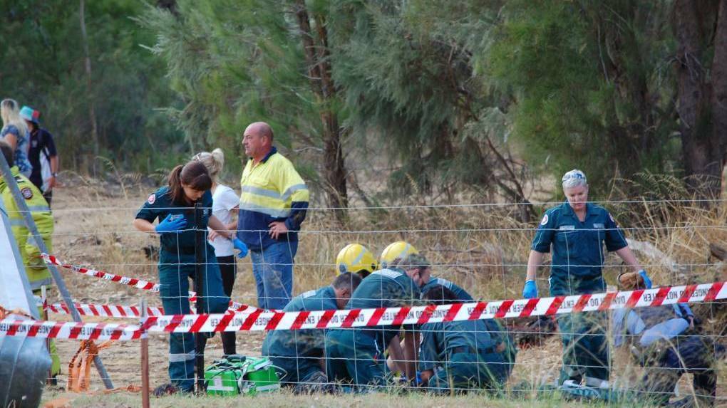 Charges: Two Mandurah school children received a massive electric shock from a fallen light pole in 2015, one was revived at the scene. Photo: Kate Hedley