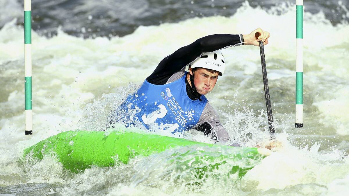 Tasmania’s  Daniel Watkins  is considered a top chance to win a medal at the International Canoe Federation junior and under-23 world championships  in Brazil. Picture: GETTY IMAGES
