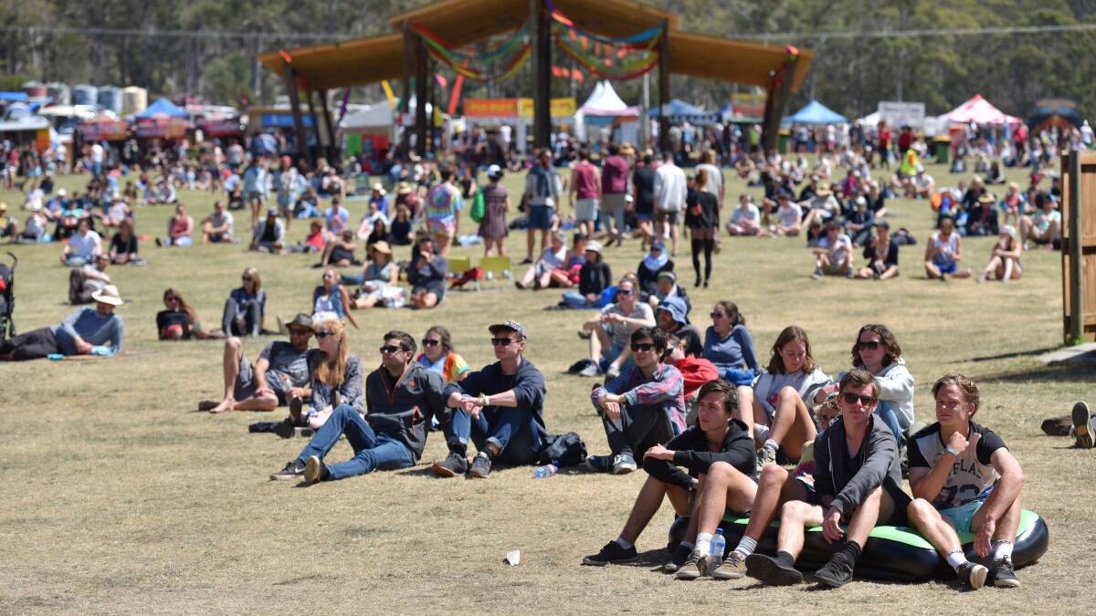 Sorell Police Station Sergeant Simon Clayton said that the Falls Festival crowd has been well behaved. Photo by Scott Gelston