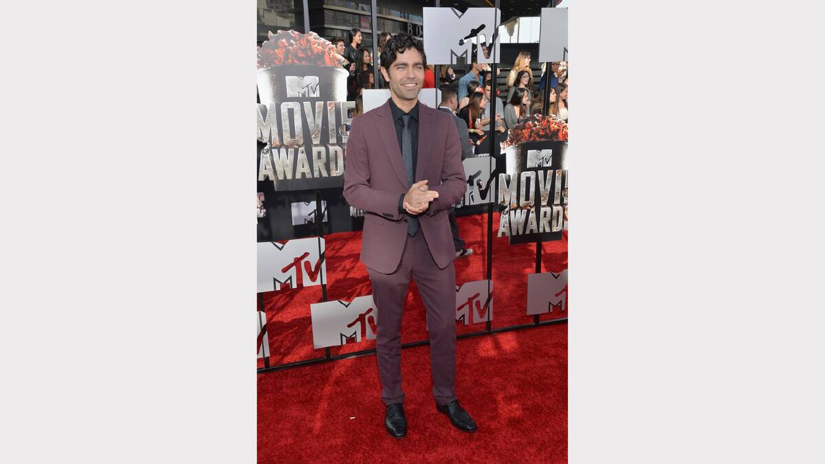 Red Carpet arrivals at the 2014 MTV Movie Awards at Nokia Theatre in Los Angeles. Photos: Getty Images