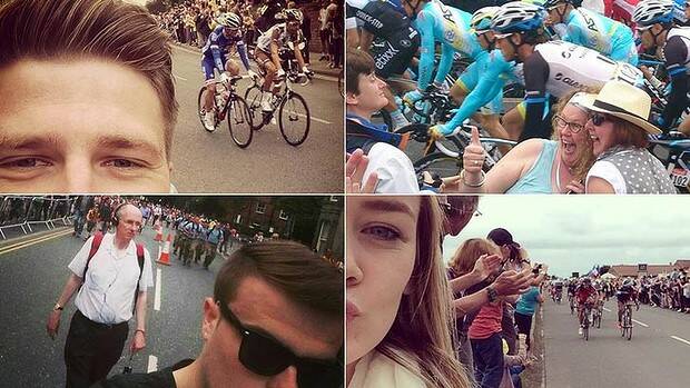 Selfies at the Tour: Support has been overwhelming but also dangerous for the riders.