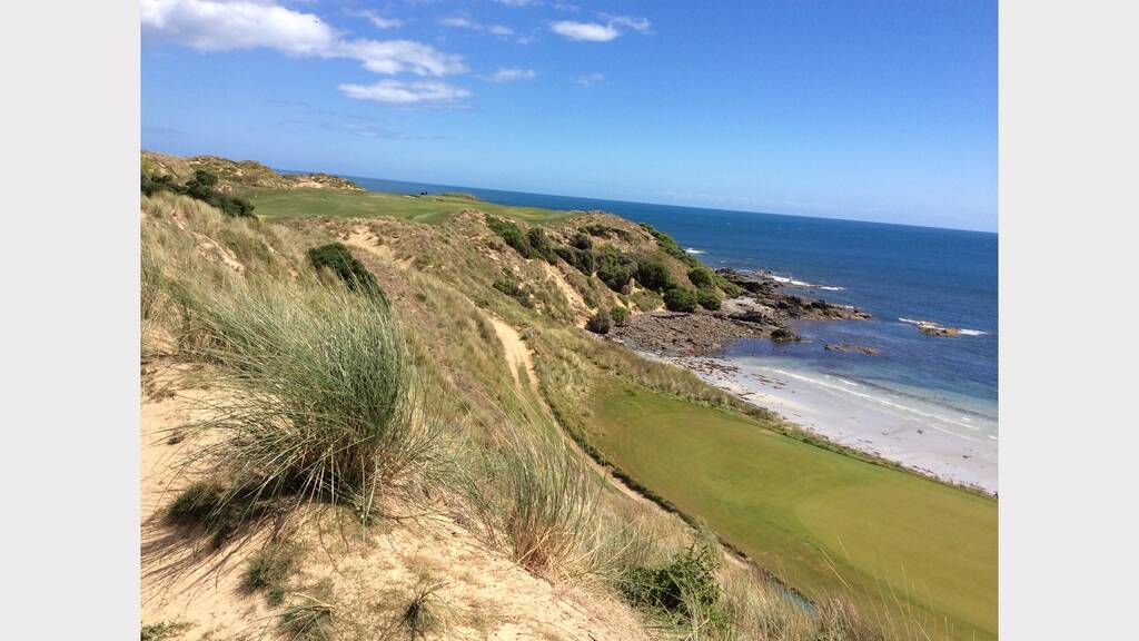 Most of the Cape Wickham Links course is built right next to the sea. Picture: MANIKA DADSON.