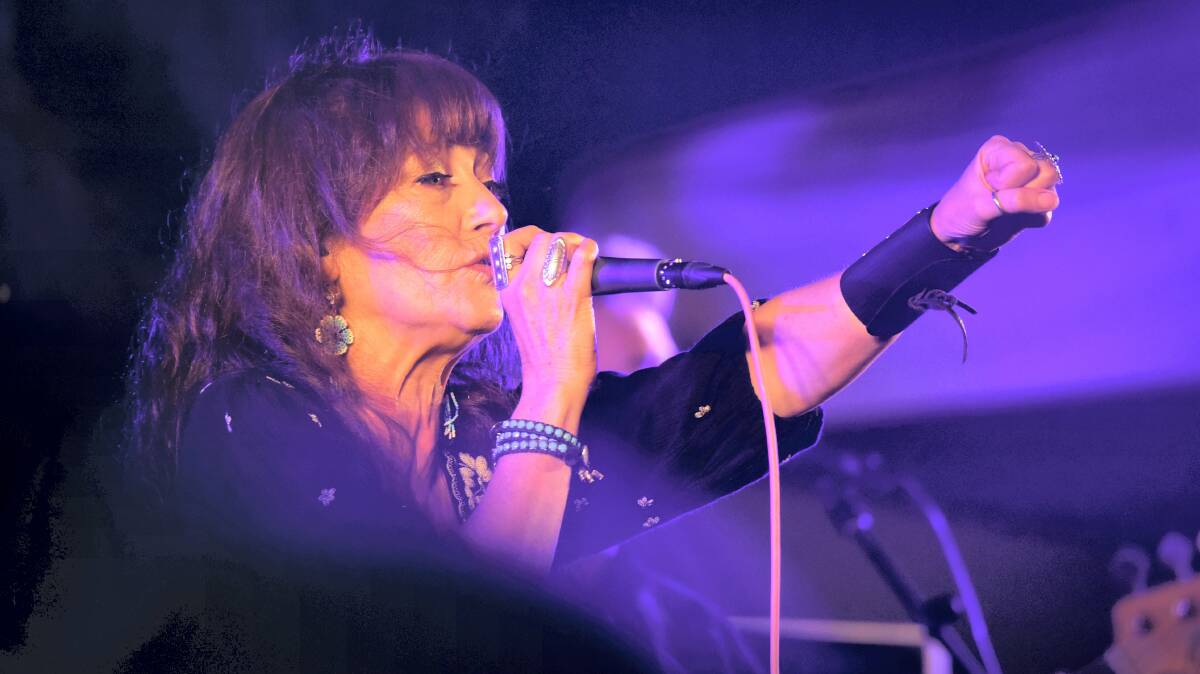 Wendy Matthews entertained the Saturday night crowd on the main stage. Picture: PAUL SCAMBLER
