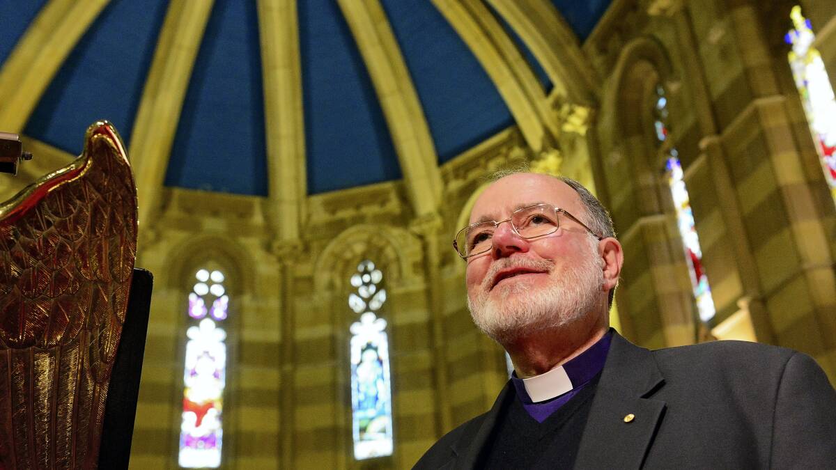 Anglican Bishop of Tasmania John Harrower is retiring after 15 years. Picture: PHILLIP BIGGS