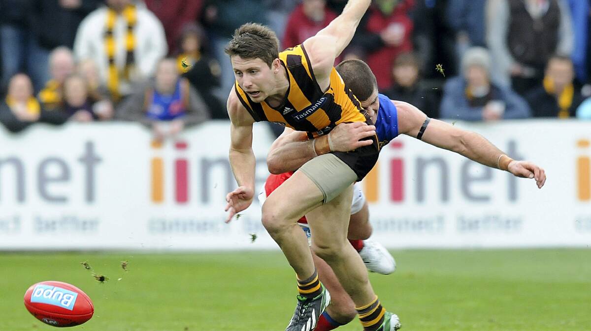 Liam Shiels is hoping Hawthorn’s consistency will improve this week.  Picture: GETTY IMAGES
