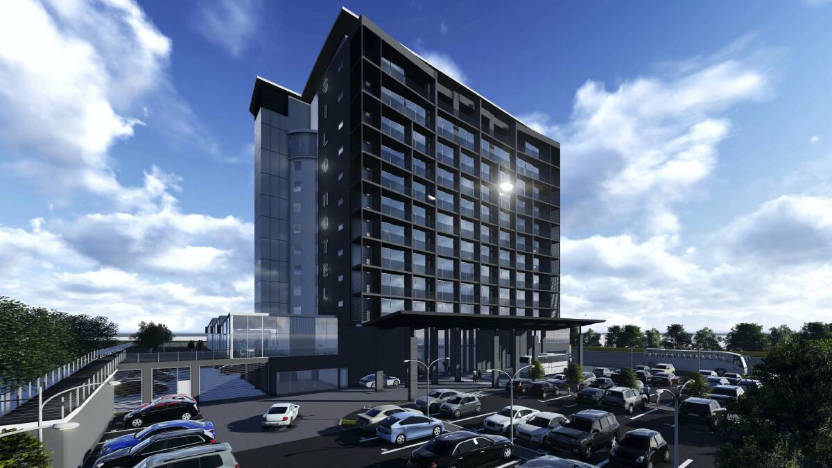 An artist's  impression of the Silo Hotel planned for Launceston.