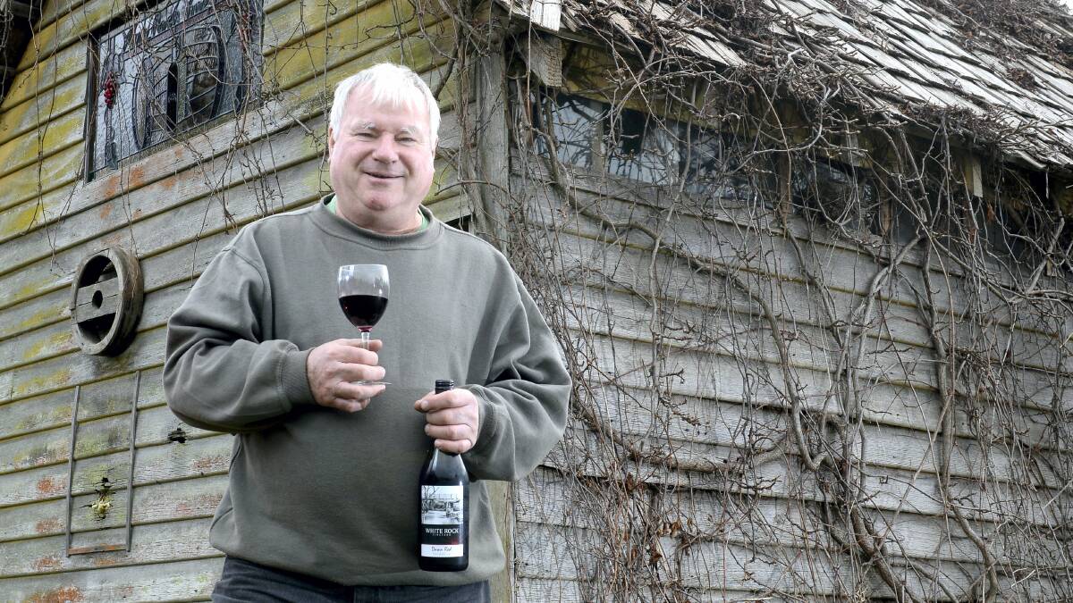 Phil Dolan, the owner of White Rock Vineyard. Pictures: MARK JESSER