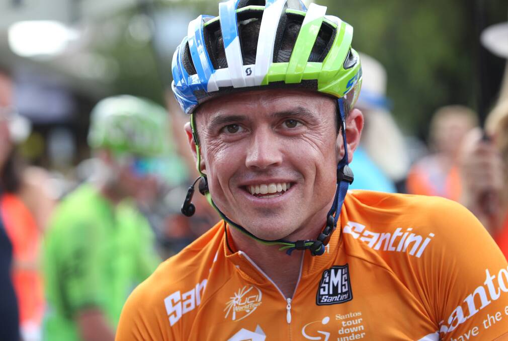 Under siege: Simon Gerrans in dominant form at the Tour Down Under.