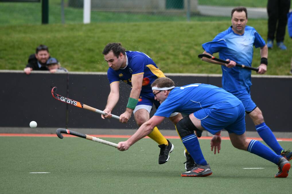Final fling: Action from last year's Greater Northern League men's grand final between South Launceston and Burnie Baptist. Picture: Paul Scambler