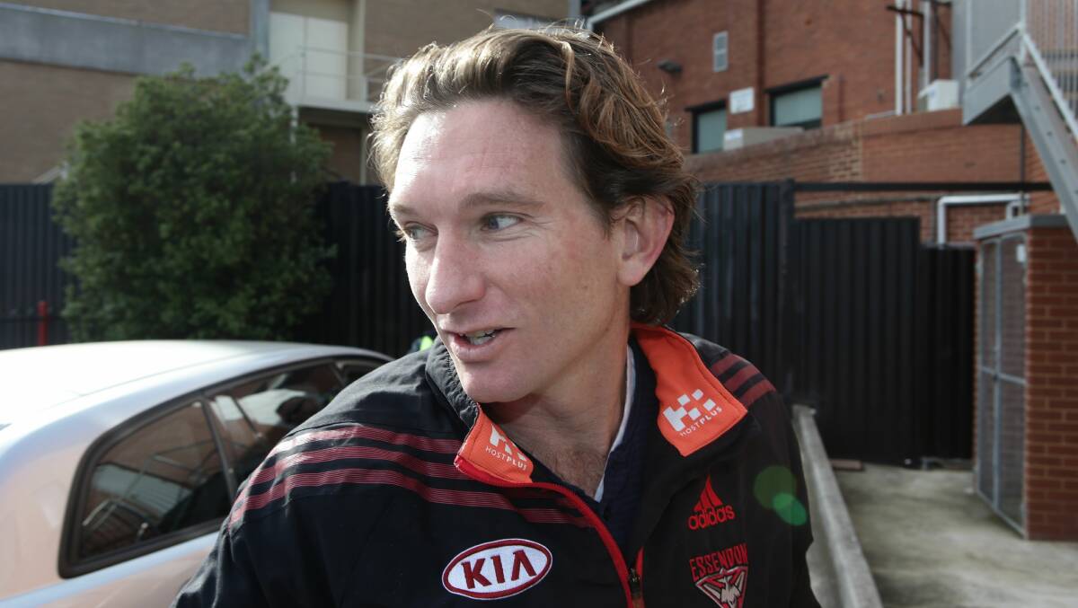 Looking back: Former Essendon coach James Hird has been given a call by the AFL.