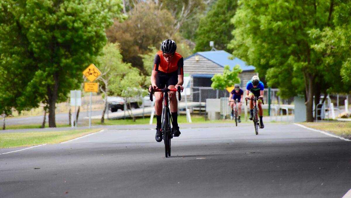 ON THE ROAD AGAIN: Action from the Tasmanian Criterium Championships in Glenorchy. Picture: Facebook