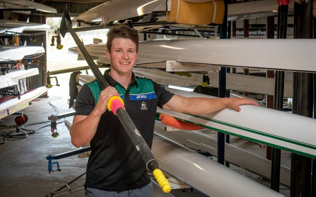 Oar inspiring: Tamar Rowing Club captain Henry Youl has earned national selection. Picture: Paul Scambler 