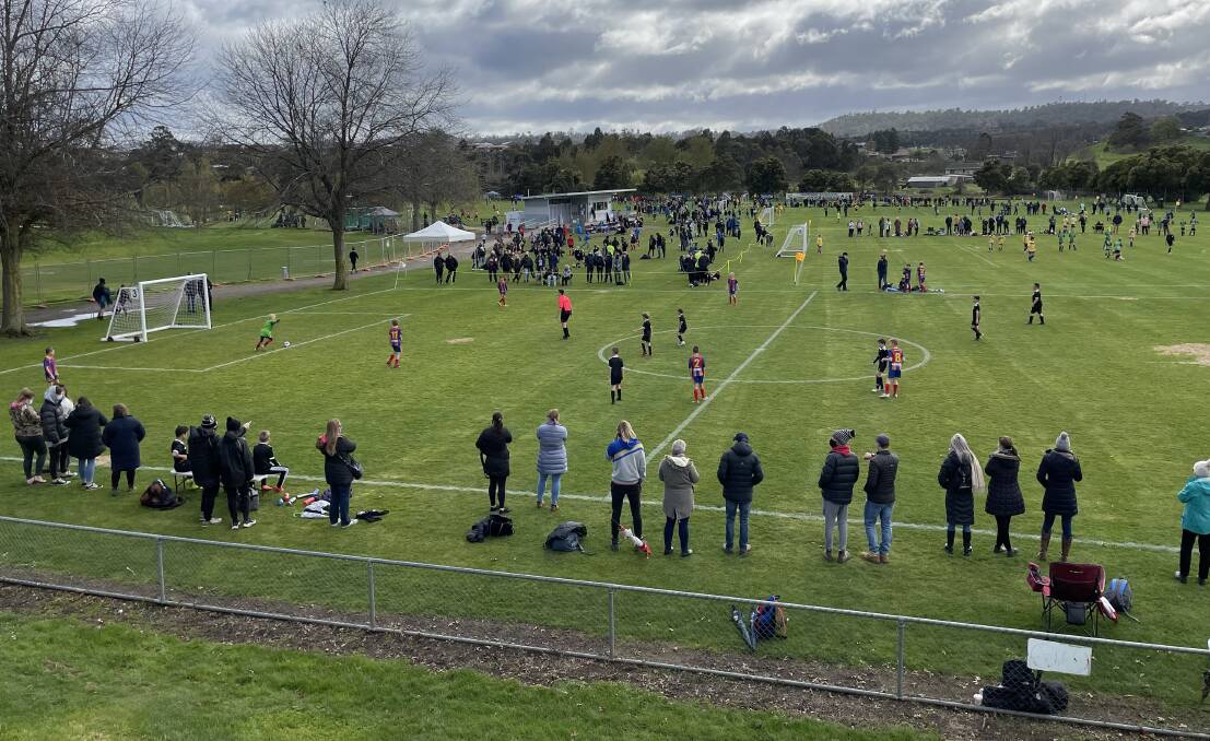Park life: Churchill Park hosting the Launceston Tournament at the weekend. Picture: Rob Shaw