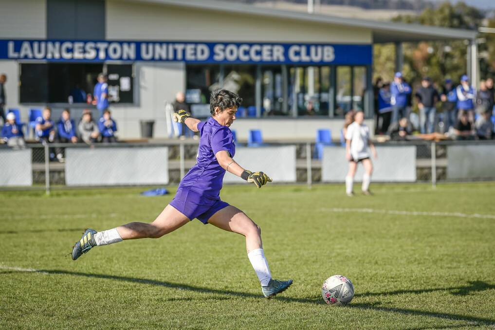 Political football: Launceston United's Birch Avenue ground has been hosting statewide women's league action for a season. Picture: Craig George