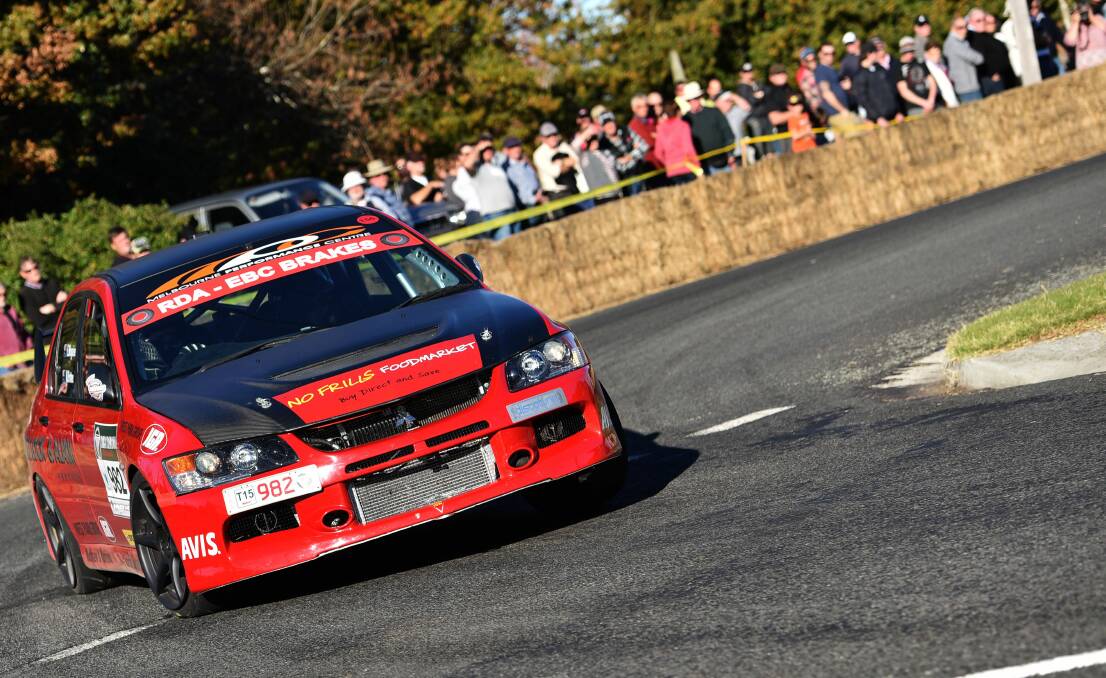 Tasmanian rally driver Eddie Maguire will be hoping to make an impression on home soil.