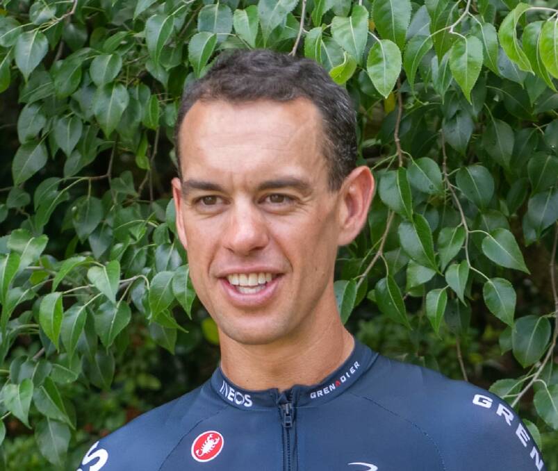 Home comforts: Richie Porte returned to competition this week.